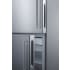 Summit FFBF279SSXIMH72LHD - 28 Inch Counter-Depth Bottom-Freezer Refrigerator Professional Handles