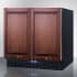 Summit FFRF36IF - 36 Inch Built-In Side-by-Side Refrigerator Panel-Ready Doors (Panels Not Included)