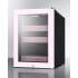 Summit LX114LPTP - BeautiFridge™ 14 Inch Compact Cosmetics Refrigerator Pink Trimmed Door