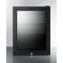 Summit LX114LGT1 - BeautiFridge™ 14 Inch Compact Cosmetics Refrigerator Double-Pane Mirror-Tinted Glass Door