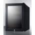 Summit LX114LPT1 - BeautiFridge™ 14 Inch Compact Cosmetics Refrigerator Fully Finished Black Cabinet