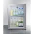 Summit MB27GLSSLHD - 16 Inch Compact Minibar 1.2 cu. ft. Capacity (Image Shown: Right-Hand Version)