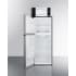 Summit MRF1089PLALHD - 24 Inch Freestanding Top Freezer Refrigerator White Interior