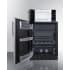 Summit MRF66BK2SSALHD - 24 Inch Compact Refrigerator/Microwave Combination 0.7 cu. ft. Microwave