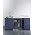 Summit OASISMN33SINKL - 69 Inch Turnkey Wet Bar