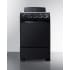 Summit RE2031B - 20 Inch Freestanding Electric Range Color Matched Handle &amp; Knobs