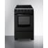 Summit White Pearl Series REX2051BRT - 20 Inch Slide-In Electric Range