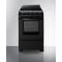 Summit White Pearl Series REX2051BRT - 20 Inch Slide-In Electric Range