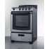 Summit PROEL24SS - 24 Inch Freestanding Electric Range Angle