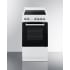 Summit REXT20W - 20 Inch Slide-In Electric Range (Shown with Removable Backguard)
