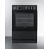 Summit REXT24BL - 24 Inch Slide-In Electric Range Push-To-Turn Knobs