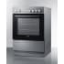 Summit REXT24SS - 24 Inch Slide-In Electric Range Angle