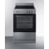 Summit REXT24SS - 24 Inch Slide-In Electric Range (Shown with Removable Backguard)