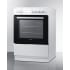 Summit REXT24W - 24 Inch Slide-In Electric Range Angle
