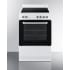 Summit REXT24W - 24 Inch Slide-In Electric Range (Shown with Removable Backguard)