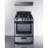 Summit RGH24RSS - Gas Range &amp; Convertible Hood
