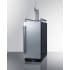 Summit Commercial Series SBC15NCF - Commercial Series 15 Inch Built-In Nitro Coffee Kegerator Fully Finished Black Cabinet