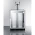 Summit Commercial Series SBC56GBICSSADA - Commercial Series 24 Inch Built-In Beer Dispenser Hold Two 1/6 (Sixtel) Kegs