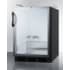 Summit Commercial Series SBC56GBINKADA - Summit Commercial Series 24 Inch Built-In Kegerator User-Reversible Double-Pane Tempered Glass Door, Factory-Installed Lock, Stainless Steel Guard Rail