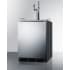 Summit Commercial Series SBC58BLBIADACMTWIN - 24 Inch Built-In Coffee Kegerator with Dual Tap System
