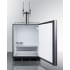 Summit Commercial Series SBC58BLBIADAIFNCFTWIN - 24 Inch Built-In Nitro Coffee Kegerator with Dual Tap System