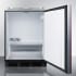 Summit Commercial Series SBC58BLBIADANKIF - 24 Inch Built-In Kegerator Stainless Steel Floor Cover &amp; Interior CO2 Holder