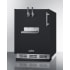 Summit SBC58BFRTPLHD - 24 Inch Built-In Beer Dispenser Angle