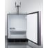 Summit Commercial Series SBC58BLBIADAIFWKDTWIN - 24 Inch Built-In Wine Kegerator Dual Tap