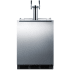 Summit SBC58BLBIADATWINCFB - 24 Inch Freestanding Beer &amp; Coffee Kegerator