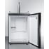 Summit SBC635MCF - 24 Inch Freestanding Cold Brew Coffee Kegerator Stainless Steel Floor Cover