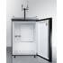 Summit SBC635MCMTWIN - 24 Inch Freestanding Flat and Nitro Coffee Kegerator Complete Tap Kit Included