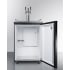 Summit SBC635MTRIPLE - 24 Inch Freestanding Kegerator Tap Kit Included