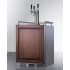 Summit SBC682PNRTRIPLE - 24 Inch Built-In Kegerator Triple Tap System
