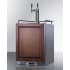 Summit SBC682PNRWKDTWIN - 24 Inch Built-In Wine Kegerator Angle