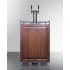 Summit SBC682PNRWKDTWIN - 24 Inch Built-In Wine Kegerator (Panel Not Included)