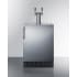 Summit Commercial Series SBC7BRSCF2 - 24 Inch Freestanding Cold Brew Coffee Kegerator (Leg Shield Included)