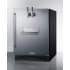 Summit SBC7BRSFRTPADA - 24 Inch Built-In Beer Dispenser Dual Tap System