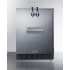 Summit SBC7BRSFRTPLHD - 24 Inch Built-In Beer Dispenser Dual Tap System