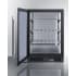Summit Commercial Series SCF475LHD - 24 Inch Built-In Undercounter Freezer 3 Perforated Metal Shelves