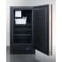 Summit BIM18IF - 18 Inch Built-In Drain-Free Ice Maker 8 lbs. Daily Crescent Ice Production &amp; 8 lbs. Ice Storage Capacity