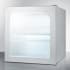 Summit SCFU386FROST - 24 Inch Freestanding Compact All-Freezer Self-Closing Glass Door &amp; Factory Installed Lock