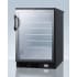 AccuCold SCR600BGLNZ - 24 Inch Freestanding All-Refrigerator 4 Adjustable Glass Shelves