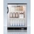 AccuCold SCR600BGLNZ - 24 Inch Freestanding All-Refrigerator 5.5 cu. ft. Capacity