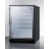 Summit Commercial Series SCR600BGLBIHV - Commercial Series 24 Inch Built-In Beverage Center Double-Pane Tempered Glass Door, Professional Thin Handle, Factory Installed Lock