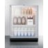 Summit SCR600BGLBISHADA - 5.5 Cu. Ft. Capacity with Double Pane Tempered Glass Door