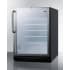 Summit Commercial Series SCR600BGLBITBADA - Commercial Series 24 Inch Built-In Beverage Center Double-Pane Tempered Glass Door &amp; Factory Installed Lock