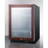 Summit Commercial Series SCR610BLPNR - 24 Inch Built-In Beverage Center Double-Pane Tempered Glass Door