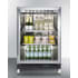 Summit Commercial Series SCR610BLRI - Commercial Series 24 Inch Built-In Mini Reach-In Beverage Center 5.0 cu. ft. Capacity