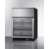Summit Commercial Series SCR615TD - 24 Inch Built-In Beverage Center with Black Cabinet