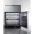 Summit Commercial Series SCR615TD - 24 Inch Built-In Beverage Center 2 Cantilevered Chrome Shelves